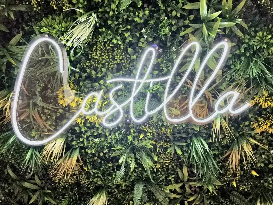 Detalle decorativo del hall del Hotel Castilla Fuenlabrada