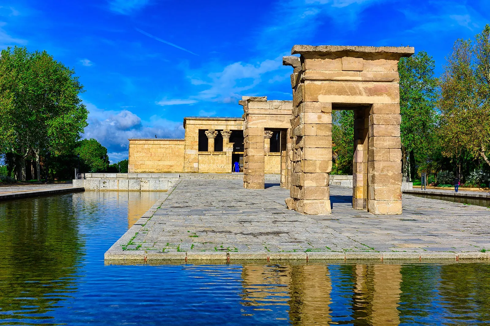 Templo de Debod al atardecer